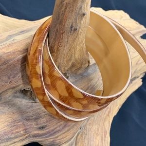 Natural Wood Sculptural Bracelet